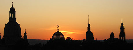 photo of Dresden evening sky